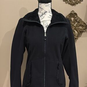 KOPPEN, reversible long sleeve, zipper closure jacket Sz S